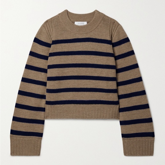 La Ligne Sweaters - La Ligne Striped Merino Wool Sweater